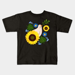 Peace for Ukraine Kids T-Shirt